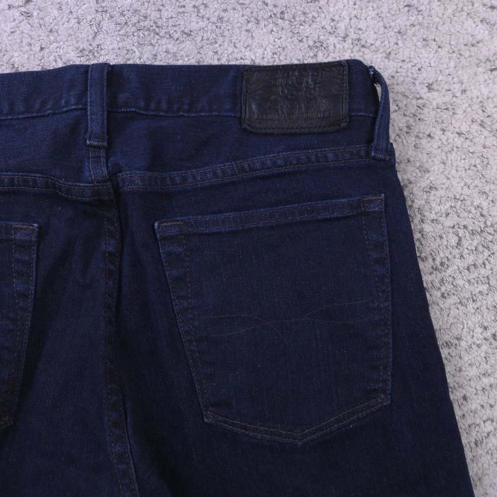 Polo Ralph Lauren Jeans Mens 32x30 Sullivan Slim Fit Stretch Denim Dark Blue